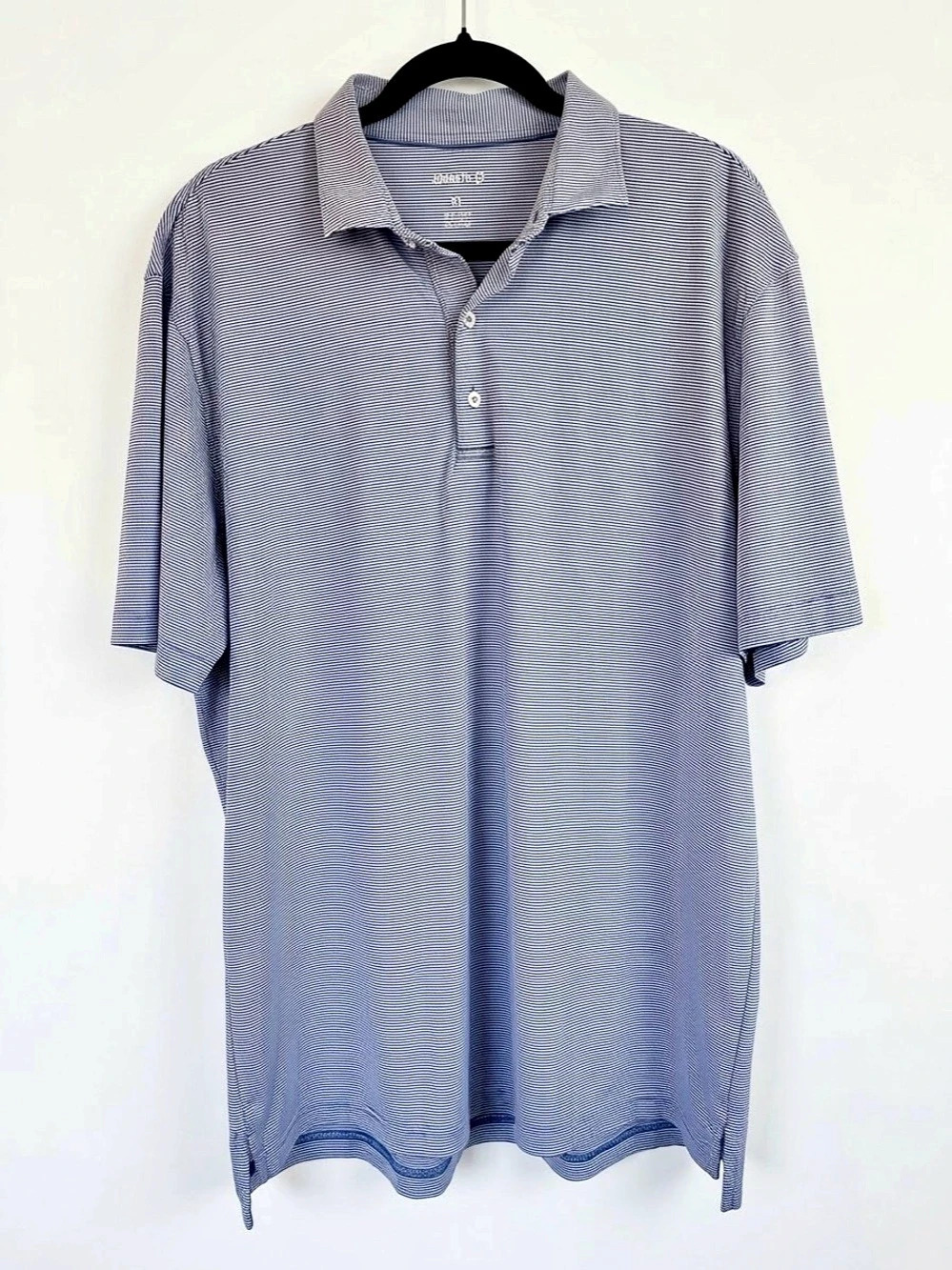 Johnnie-0 Kona Lake Performance Jersey Golf Polo - Lyndonn Stripe XL